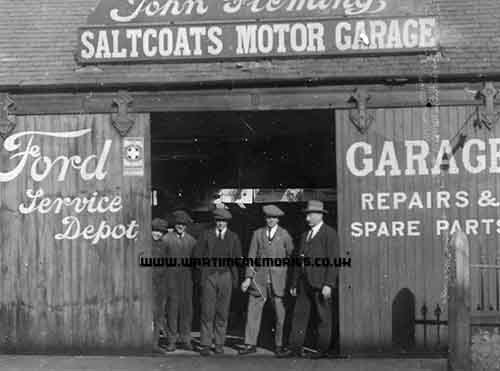Archie, a motor engineer to trade, will be in the photo of the Saltcoats Motor Company, we just don't have anyone that can positively identify him. His father, John, is far right.